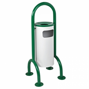 Okinox Metal Dış Mekan Çöp Kutusu ve Sigara Küllüğü 900265