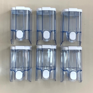 6 Adet Vialli S2T  500ml Plastik Sıvı Sabunluk. Transparent Mavi. 990117