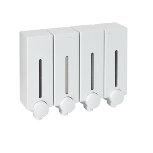 Hijyen Market Otel Tipi Banyo Duş Şampuanlık 4 Bölmeli Beyaz 901555