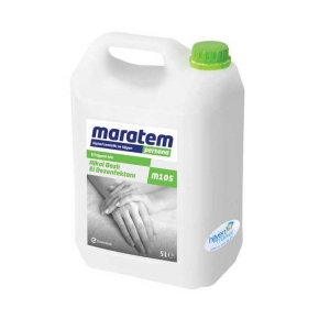 Maratem 105 Alco Derm. Alkol Bazlı El Dezenfektanı. El Antiseptiği. 5 Litre