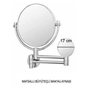 Okinox Çift Taraflı Büyüteçli Ayna. Otel Tipi. Duvara Monte. 901454