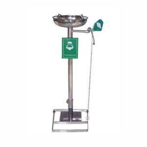 Okinox Pedallı Göz Yıkama Duşu İstasyonu 304 Paslanmaz Çelik 902640-SS-E150