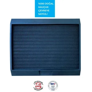 Paspas Market Havuzlu Çivili Hijyen Paspası Kauçuk 52x60cm