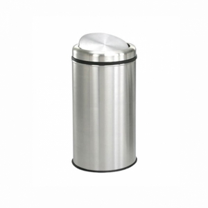 Okinox Metal Döner Kapak Çöp Kovası 25 Lt 430 Paslanmaz 900283